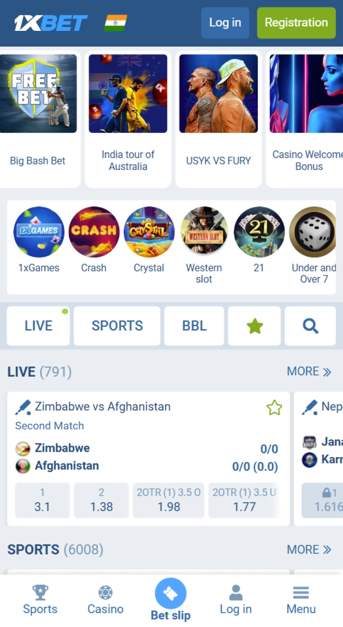 1xbet is a user-friendly application with easy-to-use interface.