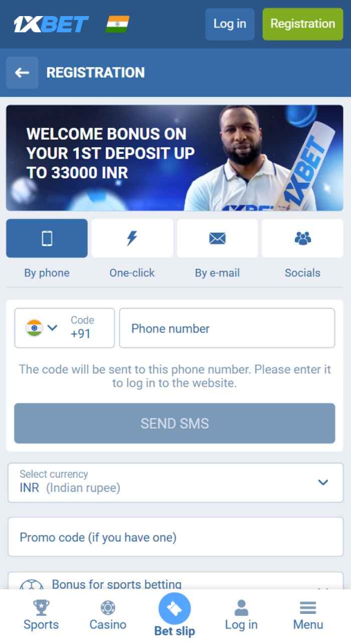 The 1xbet application features a user-friendly registration procedure.