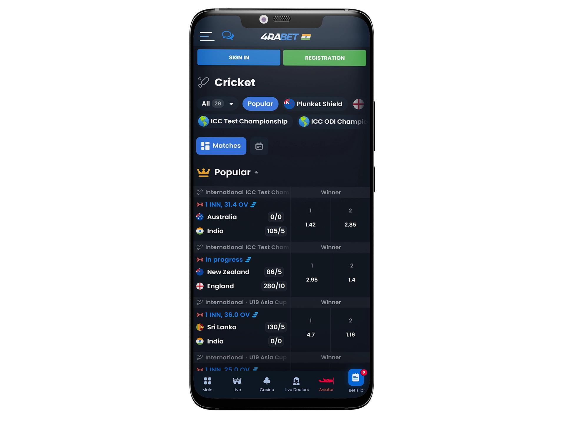 Download the 4rabet app and start your journey through the world of cricket betting.