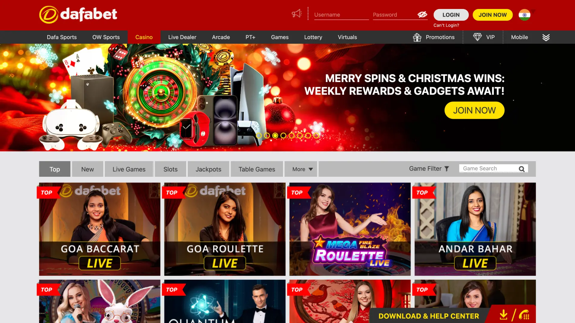 Dafabet provides a diverse selection of casino games for players to enjoy.